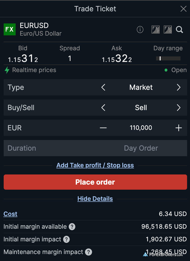 Forex Platform Example